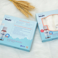 [QUÀ TẶNG] 02 Hộp 04 khăn sữa sợi tre cao cấp cho bé IMIALE - Mềm mịn, thoáng nhẹ, thấm hút tốt