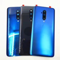 For OnePlus 7T Pro Back Glass Battery Cover Door Rear Housing Panel Case For One Plus7T Pro Battery Cover+Camera Lens