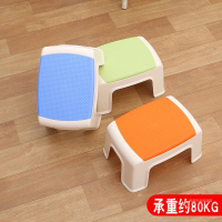 矮凳加厚塑料小凳子兒童卡通板凳成人防滑創意家用洗手凳浴室方凳