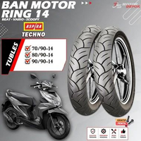 BAN MOTOR RING 14 TUBLES ASPIRA MAXIO TECHNO BAN MOTOR TUBLESS BEAT VARIO SCOOPY RING 14 TUBELESS 70