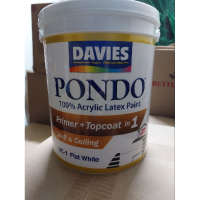[preferred]Davies Pondo Flat Latex High Hiding Undercoat 4Ltrs / Gallon UC-1 White ( Wall & Ceiling 