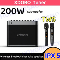 XDOBO 200W HighPower Karaoke Bluetooth Speaker Wireless Home Theater KTV System Portable Outdoor Subwoofer Suitable for Audience