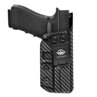 Glock 17 Holster, Carbon Fiber Kydex Holster IWB for Glock17 / Glock 22 / Glock 31 (Gen 3 4 5) Pistol - Inside Waistband Conceal