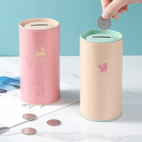 零錢罐儲蓄罐存錢罐創意個性可愛兒童女生可存取簡約筆筒桌面擺件