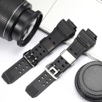 Resin Strap For Caiso G-Shock GW9300 GW-9400 Men's Sports Bracelet Stainless Steel Loop Buckle 16mm Wristband Watch Accessories