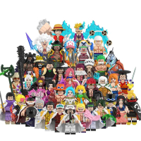 WM6187-6191 Moc Hot Cartoon Anime One PEICE Minifigures Nami Solon Luffy Mini Action Figures Assembl