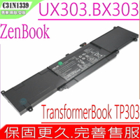 ASUS C31N1339，UX303 電池(原廠) 華碩 UX303，UX303L，UX303LA，UX303LB，UX303LN，C31N1339，TP300LD，TP300LJ，C31Po93，3ICP7/55/90，OB200-00930000M，UX303UA，UX303U，UX303UB，BX303，BX303UA，BX303LA，TransFormer Book TP300L