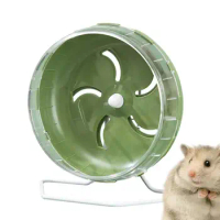 Dwarf Hamster Wheel Gerbil Wheel Running Wheel Small Animal Toys With Stand Silent Wheel Hamster Exercise Wheels 5.5 Inch