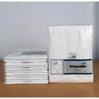 CROCODILE Kaos Dalam Pria Katun 801 Putih Salur Singlet Dewasa Cowok