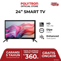 Polytron Smart Lite Digital TV 24 Inch PLD 24CV1869 HD 1366x768 Dipe Engine Enhanced Audio System Ga