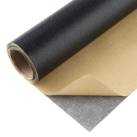 35*50cm Self Adhesive PU Leather Fix Patch Household Sofa Repair Sticker Subsidies Furniture Refurbish Fabric Black DIY Patches