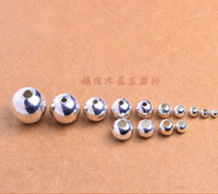DIY手工飾品 925銀圓珠 散珠隔珠 光面珠 轉運珠配件材料1入