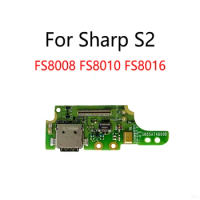USB Charge Dock Port Socket Plug Connector Flex Cable For Sharp Aquos S2 FS8008 S3 Mini FS8018 Z3 FS8009 Charging Board Module
