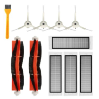 Side Brushes+Main Brushes+HEPA Filters For Xiaomi MI Robot Vacuum 2 For Roborock S50 Vacuum Cleaner Parts Accessories