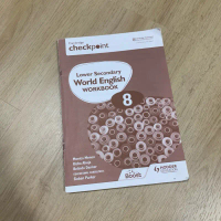 (used) หนังสือเรียนมือสอง lower secondary world english workbook8