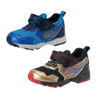 【MOONSTAR 月星】童鞋究極系列-閃電競速電燈鞋(藍、黑金二色任選)