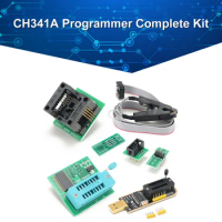 EEPROM Flash BIOS USB Programmer Module 24 25 Series BIOS USB Programmer Module Kit IC Test Clips for EEPROM BIOS/SOP8/SOP16