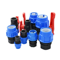 Female Connector 20mm 25mm 32mm 40mm 50mm Plastic PE Pipe Quick Connector Fast Joint Repair Fittings For Agricultural Irrigatio