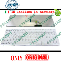 New IT Notebook Laptop Keyboard for Sony Vaio SVE15 SVE 15 SVE1511 SVE1511 E 15.5" E15 White * WITH Frame * Italian - 149032951