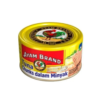 Ayam brand Tuna chunk in oil 185 gr can
