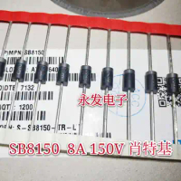 10pcs orginal new SB8150 SR8150 DO-27 8A150V Schottky diode in-line DO-201AD