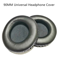 25 Pairs 90MM Universal Headphone Cover For Sennheiser HD205 SONY MDR-V700 Philips ATH Panasonic 9CM PU Leather Earmuffs EarPads