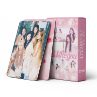 ILLIT Lomo การ์ด, 55 ชิ้น / กล่อง, การ์ดแม่เหล็ก, ILL LIKE YOU, อัลบั้ม SUPER REAL ME, YUNAH MINJU M