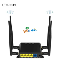 300Mbps CAT6 4G router 4G LTE router 4g wifi router Industrial grade router with SIM card slot Wi-Fi router WAN/LAM port 32 user
