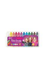 สีเทียนเพ้นท์หน้า Deco 12 สี FD5PC12 หลากสี