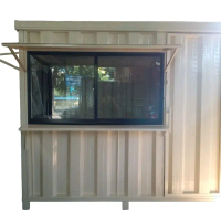 Booth Stand Gerobak Contianer / Kontainer Knockdown Portable ukuran 2.5x1.5x2 Best Seller