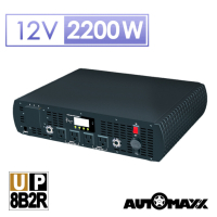 【AUTOMAXX】2200W智慧藍牙監控型純正弦波多功能電源轉換器 UP-8B2R [DC 12V to AC 110V ][馬達類產品適用] [電熱感類產品適用]