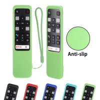 Silicone Sheath Cover Fit for TCL TV RC802V FMR1 FLR1 FNR1 65P8S 55P8S 55EP680 50P8S 49S6800FS 49S6510FS Remote Control Cover
