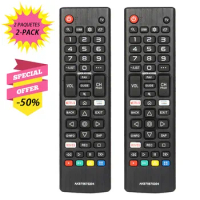 2-Pack AKB75675304 New Replaced Remote Control AKB75675301 AKB75675311 AKB75675608 for LG Smart TV 5