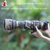 CHASING BIRDS camouflage lens coat for SIGMA 150-600 F5-6.3 DG DN waterproof and rainproof lens protective cover for sony Emount