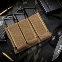 Tactical Magazine Pouch Hunting Open Top Double/Triple Pistol Magazine Holster Case for Glock M1911 92F Magazines 40mm