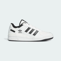 【adidas 愛迪達】休閒鞋 男鞋 運動鞋 三葉草 FORUM LOW CL 黑白 IH7830