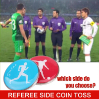 1PCS Sports Soccer Football Champion Pick Edge Finder Coin Toss Coin Side Referee V3I5