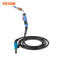 VEVOR 24KD Miller 250A MIG Torch MAG Welding Gun Professional 4.6M Cable Air-Cooled Gas Burner Torch for MIG Welding Machine