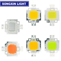 10W LED chip Integrated High power 10w LED Beads 10W white/warm white/Red/green/blue/yellow Led chip