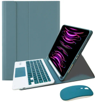 【Powerway】Powerway For iPad Pro11吋-四代-三代-二代-一代平板專用樂控型藍牙鍵盤(送同色無線滑鼠)