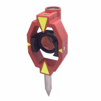 Brand new Mini Prism for Swiss Type Total Station Surveying constant 0mm Offset with tip point