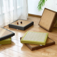 夏天藤席涼蓆坐墊 屁墊 加厚榻榻米墊子 訂製涼墊 家用蒲團雙面兩用椅墊 手工藤編打坐墊 靜坐墊 禪坐墊