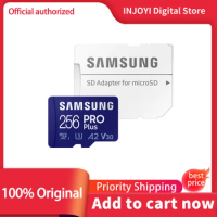 SAMSUNG Memory Card PRO Plus MicroSD Card 128GB 256GB 512GB 160MB/s C10 U3 V30 Microsd Micro SD SDXC 2021 New