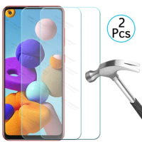 1-2Pcs Screen Protector For Samsung Galaxy A21s A 21S 21 S M-A217F Light Tempered Glass For Samsung GalaxyA21s Protection Film