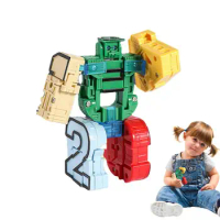 Alphabet Deformation Robot Toys GUDIs Assemble Robots Transformation Building Blocks Action Figure Learn A To Z Learning Toys