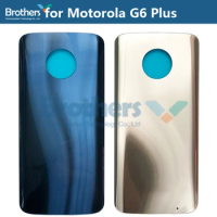 Battery Housing for Motorola Moto G6 Plus Back Cover Battery Door for Moto XT1926 Glass Back Cover Rear Housing Phone Parts New