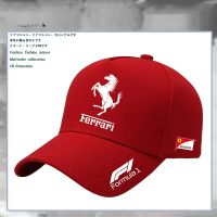 จัดส่งถึงบ้าน หมวกเบสบอล Ferrari F1 Racing สำหรับผู้ชาย กันแดดในช่วงฤดูร้อน