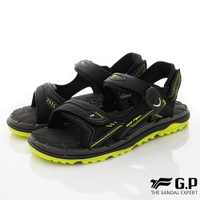 GP 涼拖鞋-磁扣雙絆帶排水涼鞋款G1688-60綠(男女段)