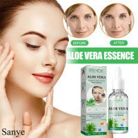 Aloe Vera Moisturizing Anti-wrinkle Serum Face Effective Hydrating Brightening Essence Women Skin Rejuvenation Anti Aging Serum