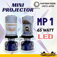 Lampu MP 1 MP2 LED Mini Projector Vinyx MP1 H4 65W Projie H4 Lens Lensa Mobil Motor Headlight Headla